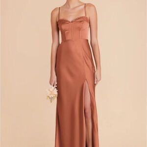 Birdy Grey Lemon Sorbet Spaghetti Strap Bridesmaid Dress